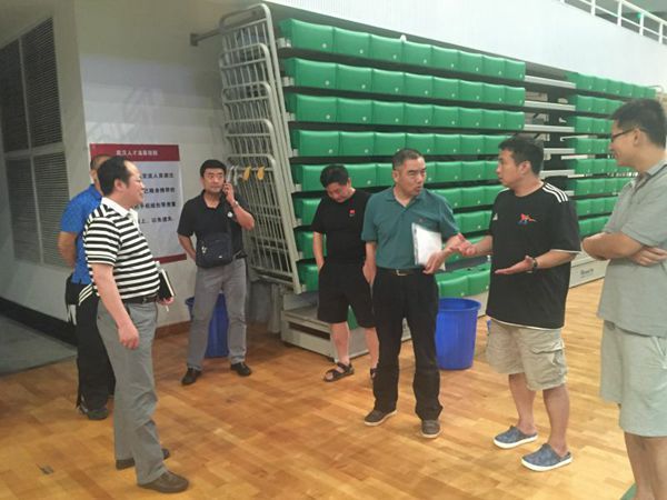 中南大后勤保障部、体育部、物业中心、永利集团88304官网等相关单位联合安置受灾学生