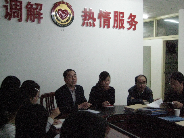 永利官网“南湖青年刑法沙龙”赴洪山街司法所开展社区矫正调研活动
